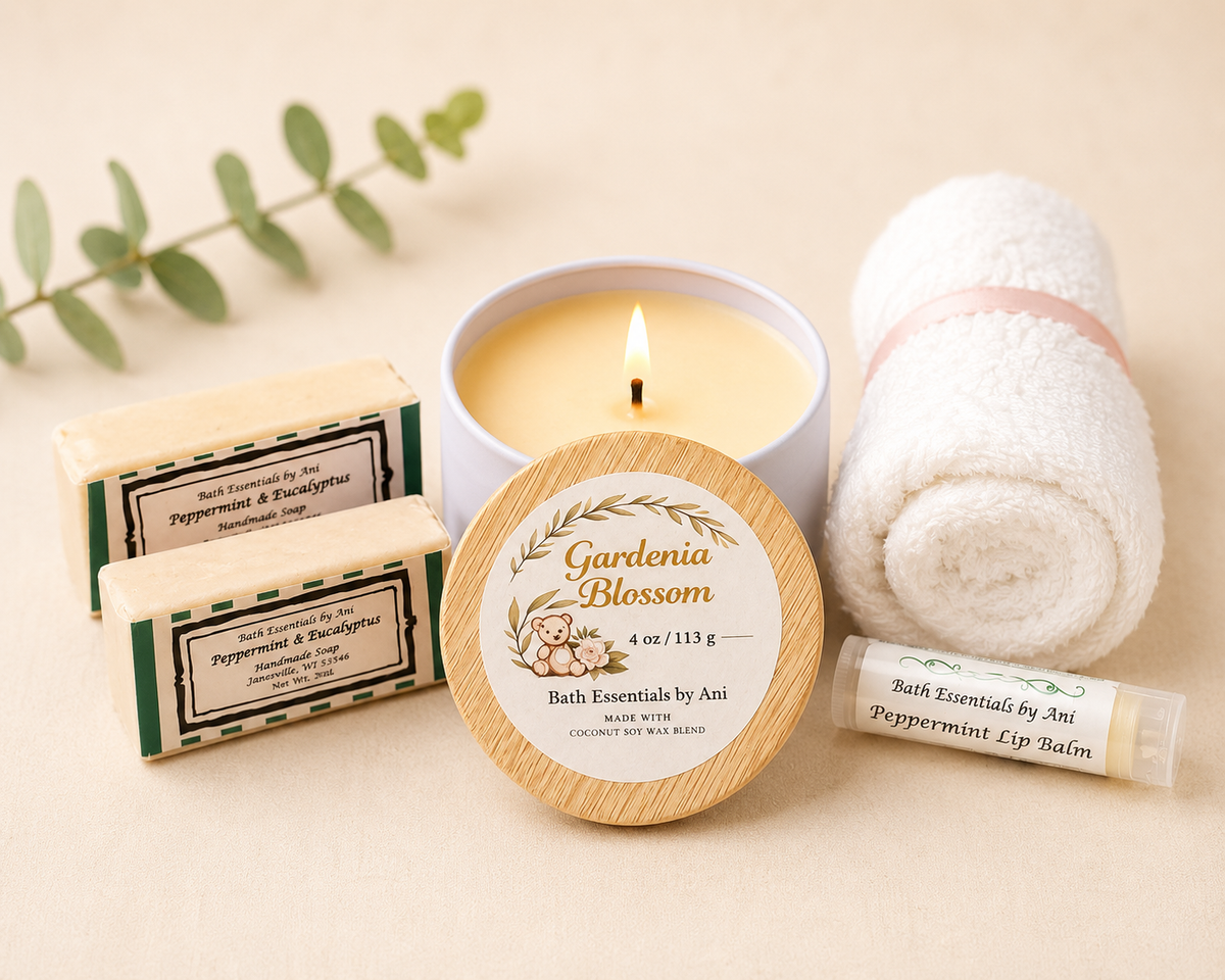 Gardenia Blossom Coconut Soy Candle – 4 oz