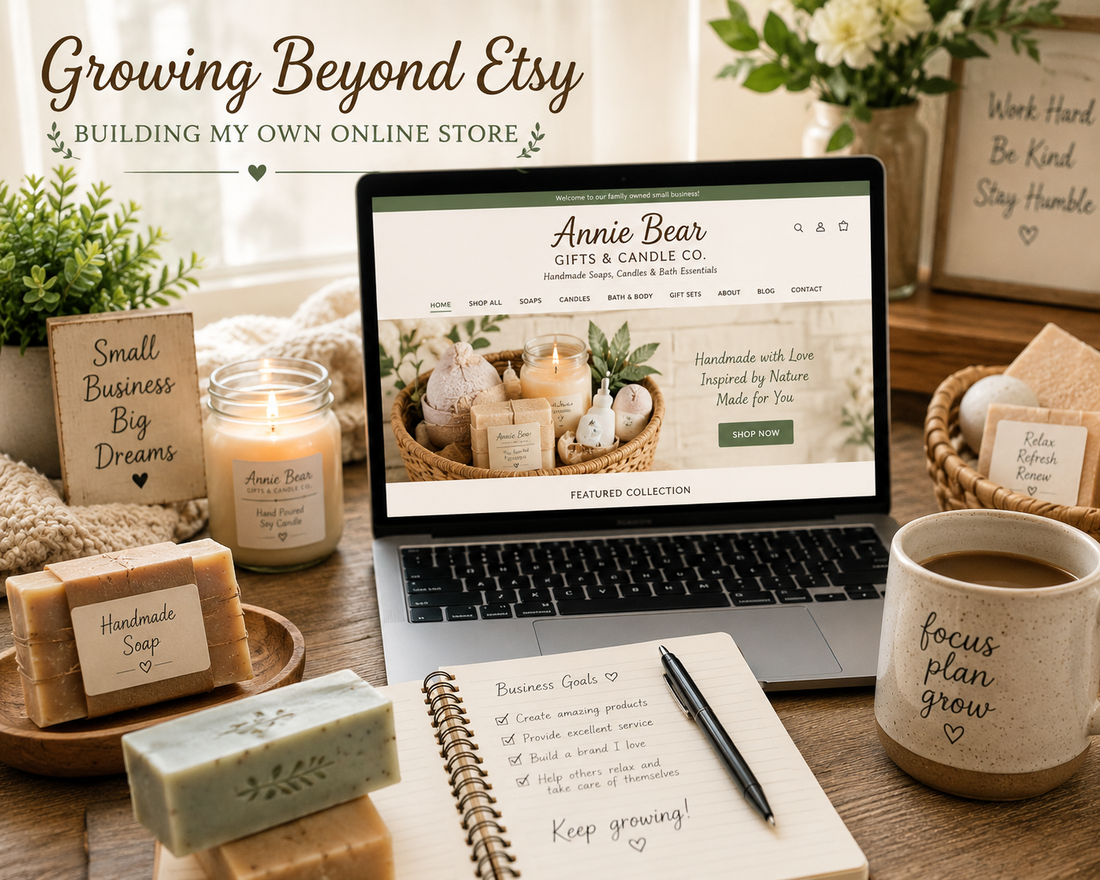 Growing Beyond Etsy: Why I Decided to Build My Own Website